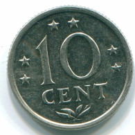 10 CENTS 1971 ANTILLES NÉERLANDAISES Nickel Colonial Pièce #S13402.F.A - Antilles Néerlandaises
