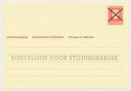 Verhuiskaart G. 38 S - STUDIEGEBRUIK - Postal Stationery