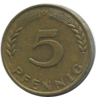 5 PFENNIG 1950 D WEST & UNIFIED GERMANY Coin #AD873.9.U.A - 5 Pfennig