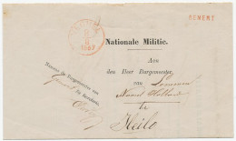Naamstempel Gemert 1867 - Storia Postale