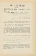 Staatsblad 1914 : Spoorlijn Lichtenvoorde - Groenlo - Historical Documents