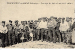 Grand-Camp-les-Bains (Calvados) - Un Groupe De Matelots Des Petits Métiers - CPR Cartes D'Autrefois - Visvangst