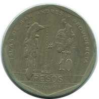 10 PESOS 1985 COLOMBIA Coin #AR919.U.A - Kolumbien