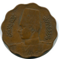 10 MILLIEMES 1943 EGIPTO EGYPT Islámico Moneda #AK025.E.A - Egitto