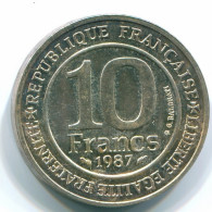 10 FRANCS 1987 FRANCE Coin MILLENAIRE CAPETIEN UNC #FR1103.9.U.A - 10 Francs