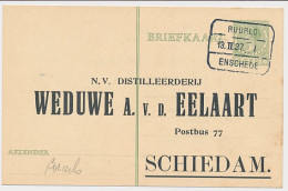 Treinblokstempel : Ruurlo - Enschede I 1937 ( Borculo ) - Ohne Zuordnung
