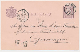 Kleinrondstempel Holwerd 1898 - Unclassified