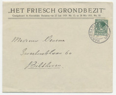 Envelop Hardegarijp 1940 - Het Friesch Grondbezit - Ohne Zuordnung