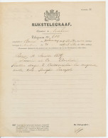 Telegram Rome - Arnhem 1859 - Ohne Zuordnung