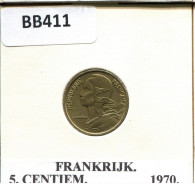 5 CENTIMES 1970 FRANKREICH FRANCE Französisch Münze #BB411.D.A - 5 Centimes