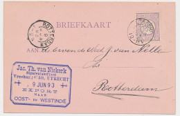 Firma Briefkaart Utrecht 1893 - Sigarenfabrikant - Zonder Classificatie