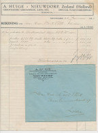 Envelop / Nota Nieuwdorp 1924 - Aardappelen - Ajuin  - Ohne Zuordnung