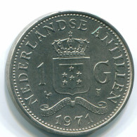 1 GULDEN 1971 ANTILLAS NEERLANDESAS Nickel Colonial Moneda #S11966.E.A - Niederländische Antillen