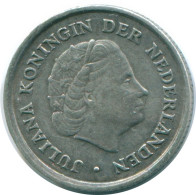 1/10 GULDEN 1966 NIEDERLÄNDISCHE ANTILLEN SILBER Koloniale Münze #NL12882.3.D.A - Niederländische Antillen