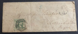 Brief Thurn Und Taxis Fulda 23 Nach Rothenkirchen  #cov5769 - Storia Postale