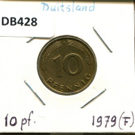 10 PFENNIG 1979 F BRD ALLEMAGNE Pièce GERMANY #DB428.F.A - 10 Pfennig