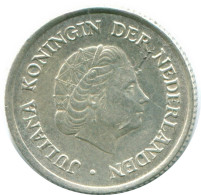 1/4 GULDEN 1954 NIEDERLÄNDISCHE ANTILLEN SILBER Koloniale Münze #NL10848.4.D.A - Antillas Neerlandesas