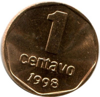 1 CENTAVO 1998 ARGENTINE ARGENTINA Pièce UNC #M10138.F.A - Argentinië