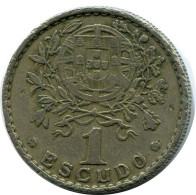 1 ESCUDO 1964 PORTUGAL Coin #AR118.U.A - Portugal