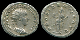 GORDIAN III AR ANTONINIANUS ROME Mint AD 238 PROVIDENTIA AVG #ANC13157.35.D.A - The Military Crisis (235 AD To 284 AD)