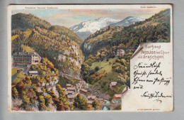 CH GR Passugg Bei Chur 1900-06-29 Litho C.Steinmann/H.Schlumpf #2074 - Coire