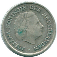 1/10 GULDEN 1963 NETHERLANDS ANTILLES SILVER Colonial Coin #NL12573.3.U.A - Antillas Neerlandesas