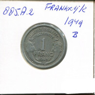 1 FRANC 1949 B FRANCIA FRANCE Moneda #AN295.E.A - 1 Franc