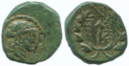 WREATH Authentique ORIGINAL GREC ANCIEN Pièce 4g/16mm #AA109.13.F.A - Griechische Münzen