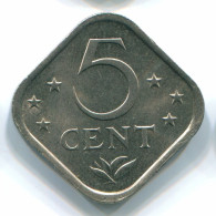 5 CENTS 1975 ANTILLAS NEERLANDESAS Nickel Colonial Moneda #S12233.E.A - Netherlands Antilles