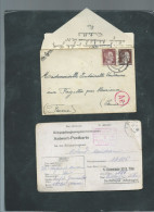 Lot De 10 Lacs, Carte Interzones, Lac En Franchise Periode 1939/1945 ,à Trier Raa106 - WW II