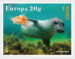 Norway Norvege Norwegen 2024 Europa CEPT Underwater Fauna And Flora Stamp MNH - Sonstige & Ohne Zuordnung