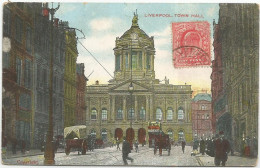 CPA  Liverpool Town Hall - Andere & Zonder Classificatie