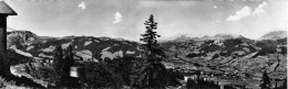 Panoramique 280x90mm MÉGÈVE Vue Générale Prise De La Station Supérieure Du Téléférique Mont D'Arbois Photo ROSSAT MIGNOT - Megève