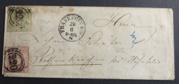 Brief Thurn Und Taxis Frankfurt 220 Nach Rothenkirchen  #cov5771 - Storia Postale