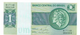 BRASIL 1 CRUZEIRO 1980 UNC Paper Money Banknote #P10826.4 - [11] Local Banknote Issues