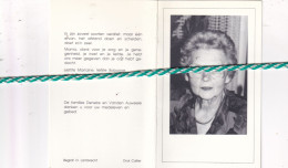 Cecile Deneire-Vanden Auweele, Blankenberge 1915, 1995. Foto - Todesanzeige