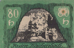 80 HELLER 1920 Stadt MARSBACH Oberösterreich Österreich UNC Österreich Notgeld #PH409 - Lokale Ausgaben