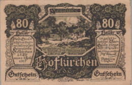 80 HELLER 1920 Stadt HOFKIRCHEN IM MÜHLKREIS Oberösterreich Österreich Notgeld Papiergeld Banknote #PG856 - Lokale Ausgaben