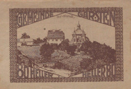 80 HELLER 1920 Stadt GARSTEN Oberösterreich Österreich Notgeld Banknote #PE906 - Lokale Ausgaben