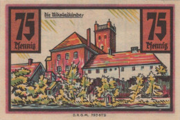 75 PFENNIG 1922 Stadt STOLP Pomerania UNC DEUTSCHLAND Notgeld Banknote #PD342 - Lokale Ausgaben