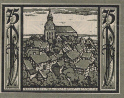 75 PFENNIG 1922 Stadt STERNBERG Mecklenburg-Schwerin UNC DEUTSCHLAND #PI967 - Lokale Ausgaben