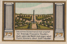 75 PFENNIG 1922 Stadt PUTBUS Pomerania UNC DEUTSCHLAND Notgeld Banknote #PH512 - [11] Emissions Locales