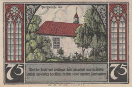 75 PFENNIG 1922 Stadt BÜTOW Pomerania UNC DEUTSCHLAND Notgeld Banknote #PC892 - [11] Local Banknote Issues