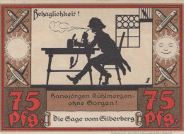 75 PFENNIG 1921 Stadt WÜNSCHENDORF Thuringia DEUTSCHLAND Notgeld Banknote #PD432 - [11] Emissions Locales