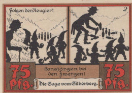 75 PFENNIG 1921 Stadt WÜNSCHENDORF Thuringia DEUTSCHLAND Notgeld Banknote #PD430 - [11] Local Banknote Issues