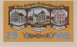 75 PFENNIG 1921 Stadt WESTPHALIA Westphalia UNC DEUTSCHLAND Notgeld #PI127 - [11] Local Banknote Issues
