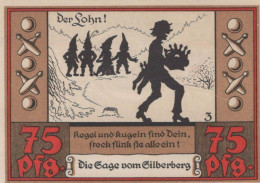 75 PFENNIG 1921 Stadt WÜNSCHENDORF Thuringia DEUTSCHLAND Notgeld Banknote #PD429 - [11] Local Banknote Issues