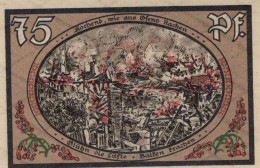 75 PFENNIG 1921 Stadt WASUNGEN Thuringia DEUTSCHLAND Notgeld Banknote #PF941 - [11] Local Banknote Issues