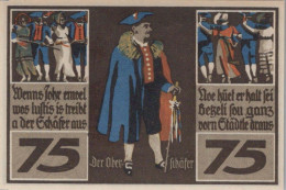 75 PFENNIG 1921 Stadt ROTHENBURG OB DER TAUBER Bavaria DEUTSCHLAND #PF851 - [11] Local Banknote Issues