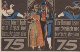 75 PFENNIG 1921 Stadt ROTHENBURG OB DER TAUBER Bavaria DEUTSCHLAND #PF850 - [11] Local Banknote Issues